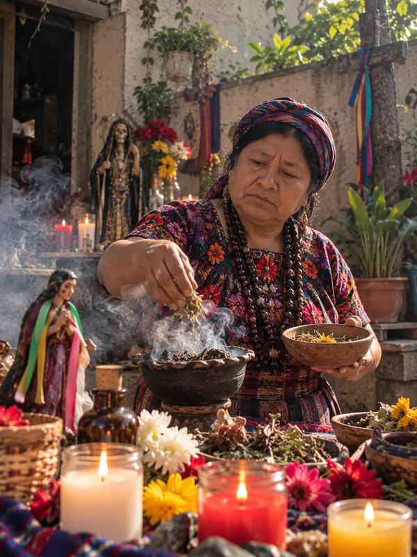 Doña Petrona, limpias del lago y oraciones tz'utujil en Santiago Atitlán, Sololá
